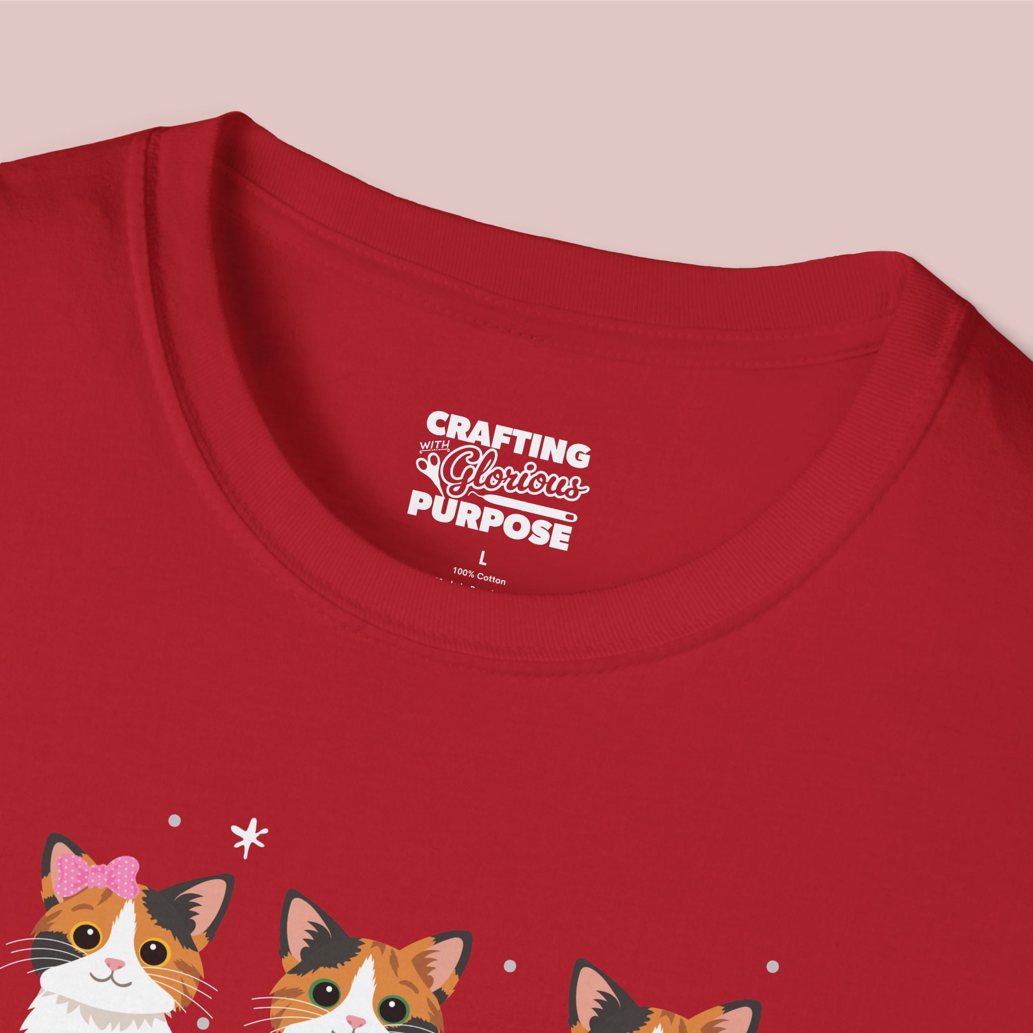 I Meow You Cute Calico Trio Cat Tee — Valentine's T-Shirt