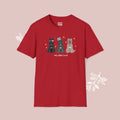 Cane Corso Patriotic Dog Trio T-Shirt — 'Red, White & Woof' Cute America Graphic Tee