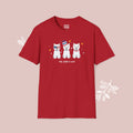 West Highland Terrier Patriotic Dog Trio T-Shirt — 'Red, White & Woof' Cute America Graphic Tee