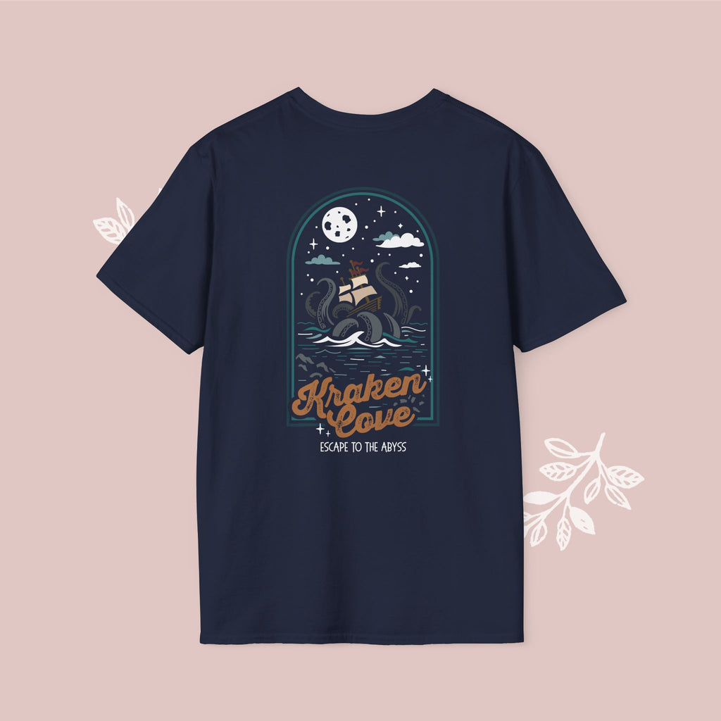Kraken Cove — "Kraken Cove: Escape To The Abyss" Retro Graphic T-Shirt