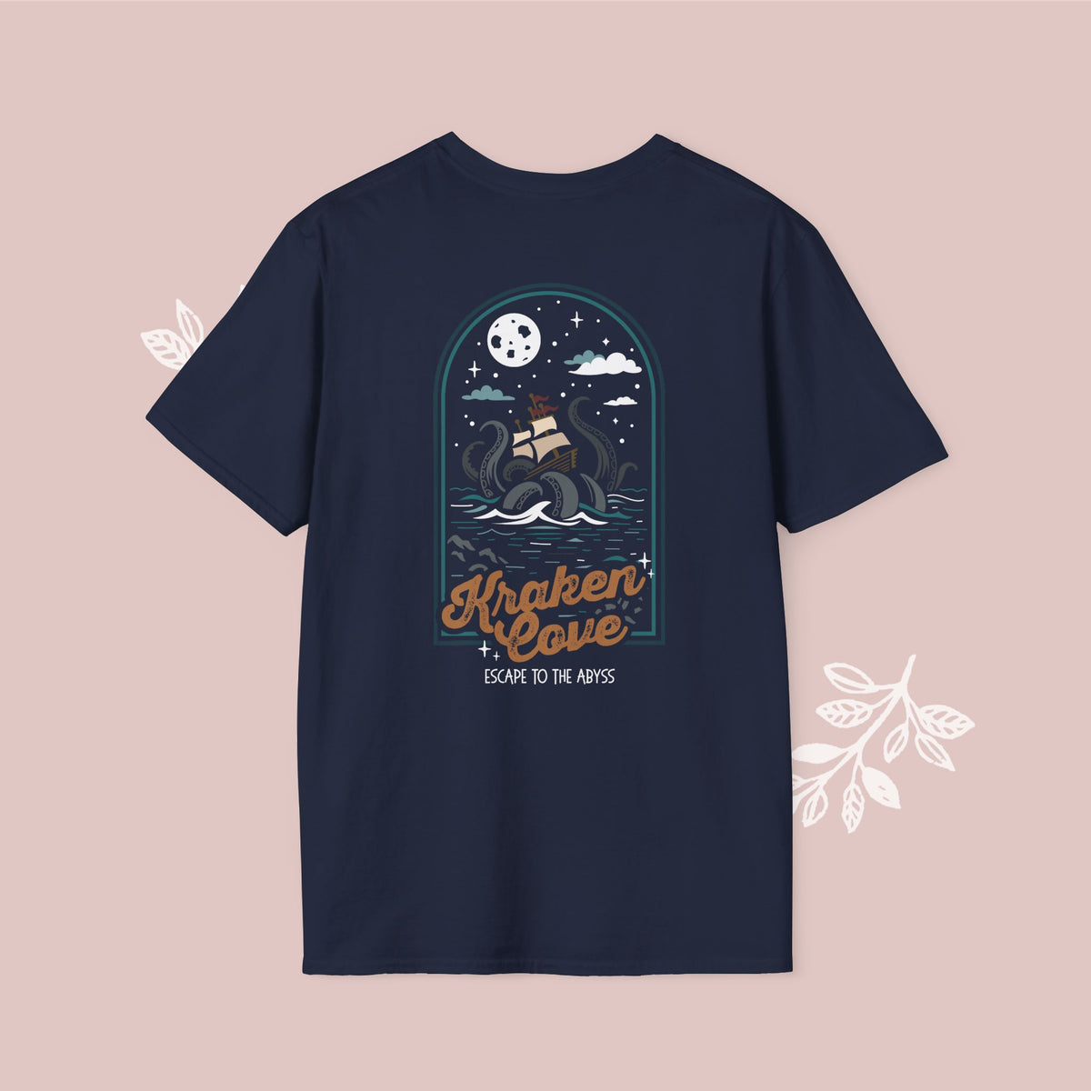 Kraken Cove — "Kraken Cove: Escape To The Abyss" Retro Graphic T-Shirt