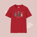 Great Dane Patriotic Dog Trio T-Shirt — 'Red, White & Woof' Cute America Graphic Tee