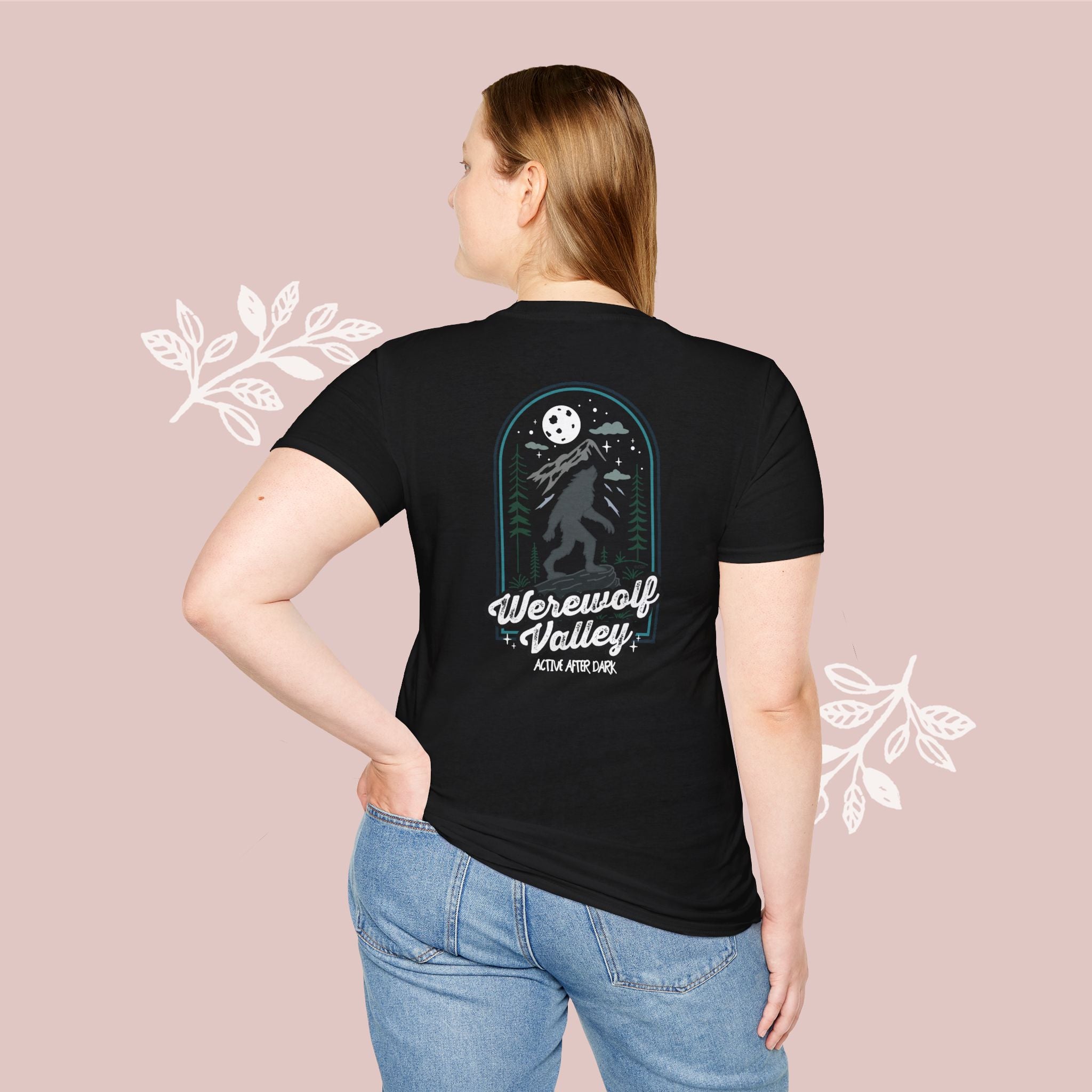 Werewolf Valley T-Shirt —  "Werewolf Valley: Active After Dark" Retro Werewolf Graphic Tee