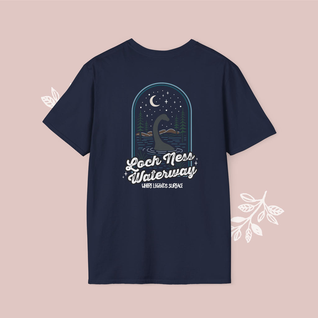 Loch Ness Waterway — "Loch Ness Waterway: Where Legends Surface" Retro Graphic T-Shirt