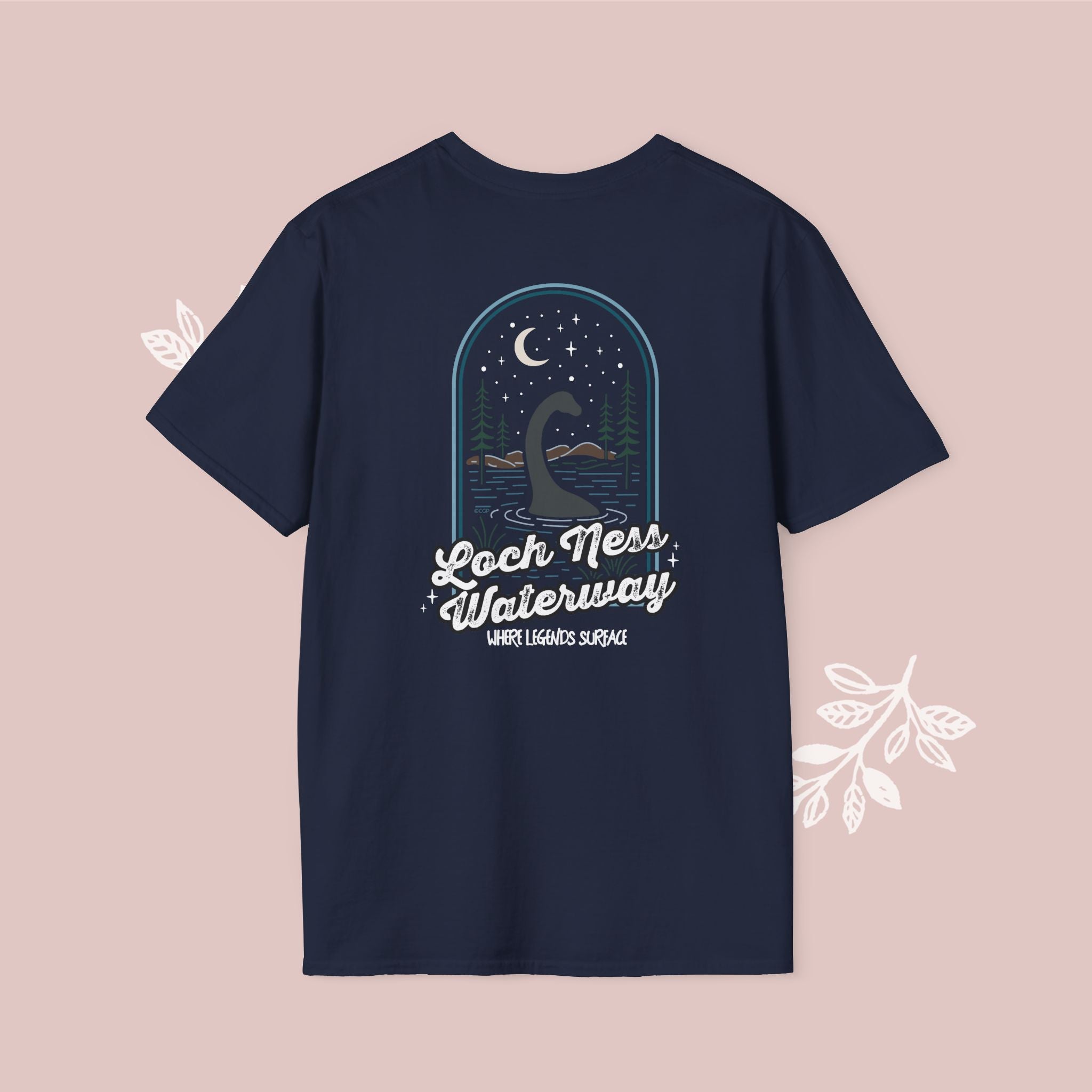 Loch Ness Waterway — "Loch Ness Waterway: Where Legends Surface" Retro Graphic T-Shirt