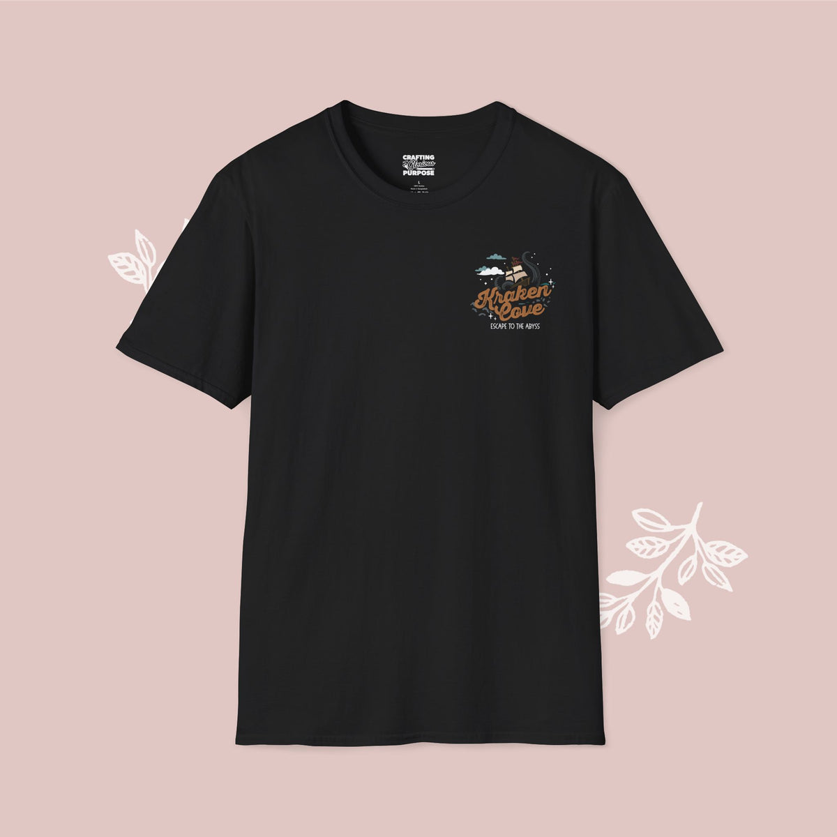 Kraken Cove — "Kraken Cove: Escape To The Abyss" Retro Graphic T-Shirt
