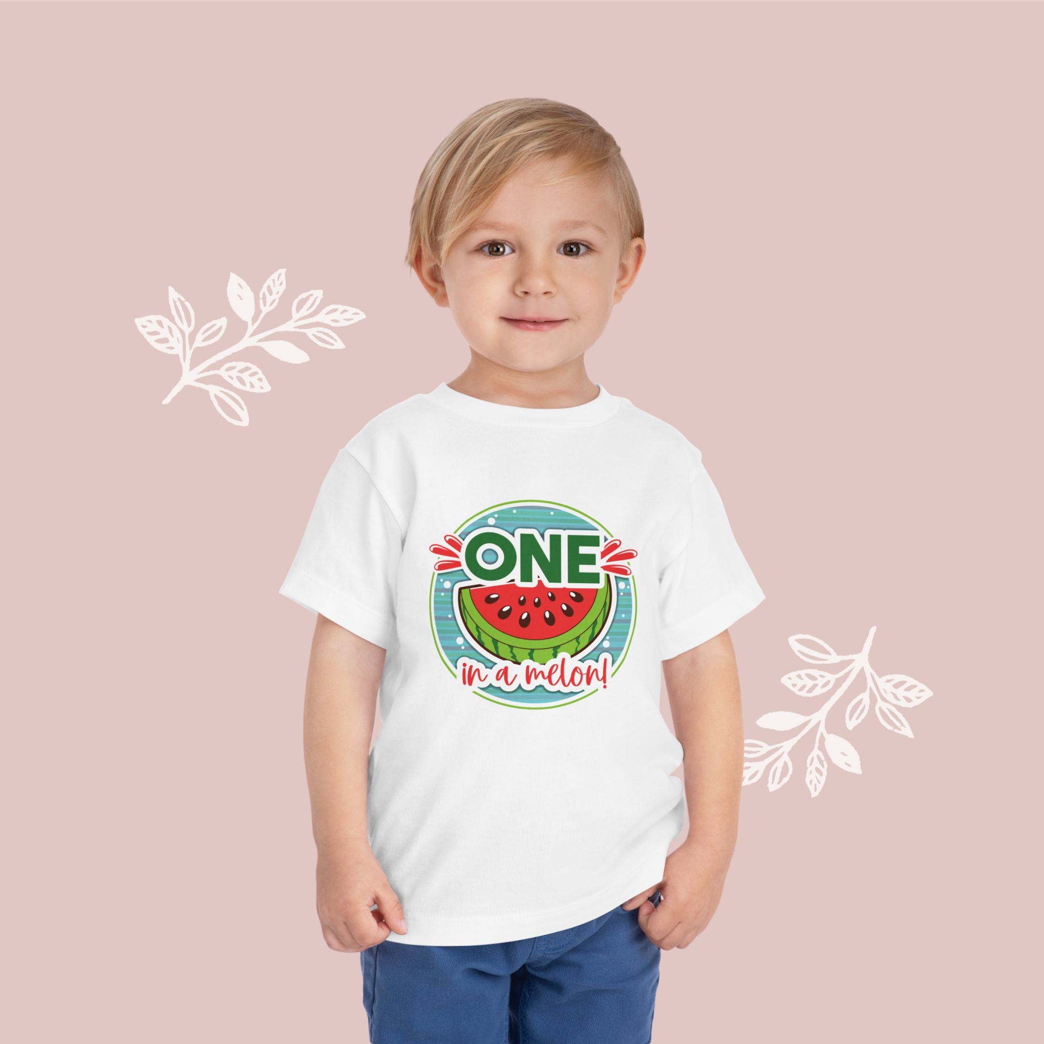 One in a Melon Toddler Tee — Watermelon Shirt