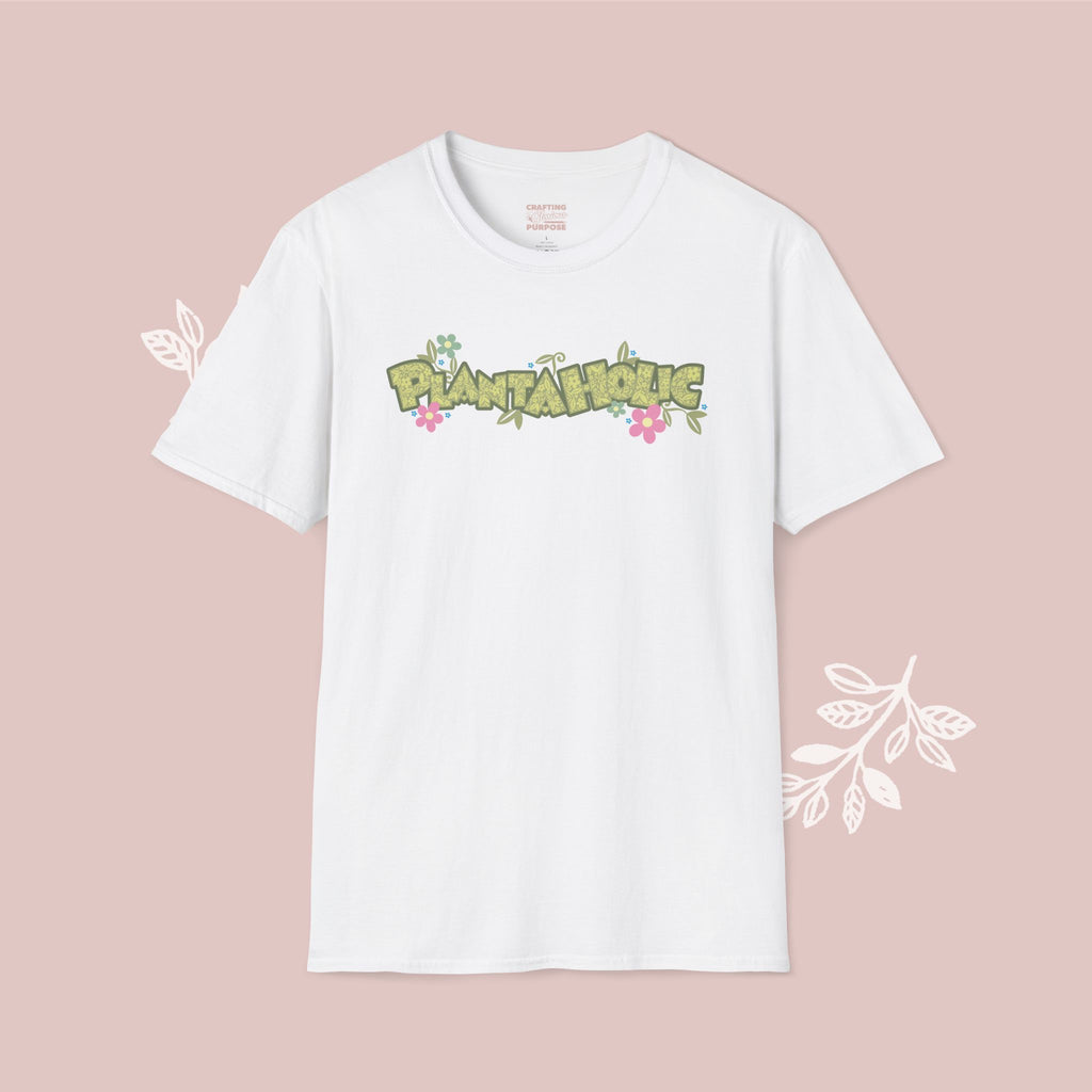 Plantaholic Floral T-Shirt — Botanical Plant Lover Tee