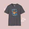 Chicken 'Bawk n' Roll' T-Shirt — Funny Rock 'n' Roll Tee