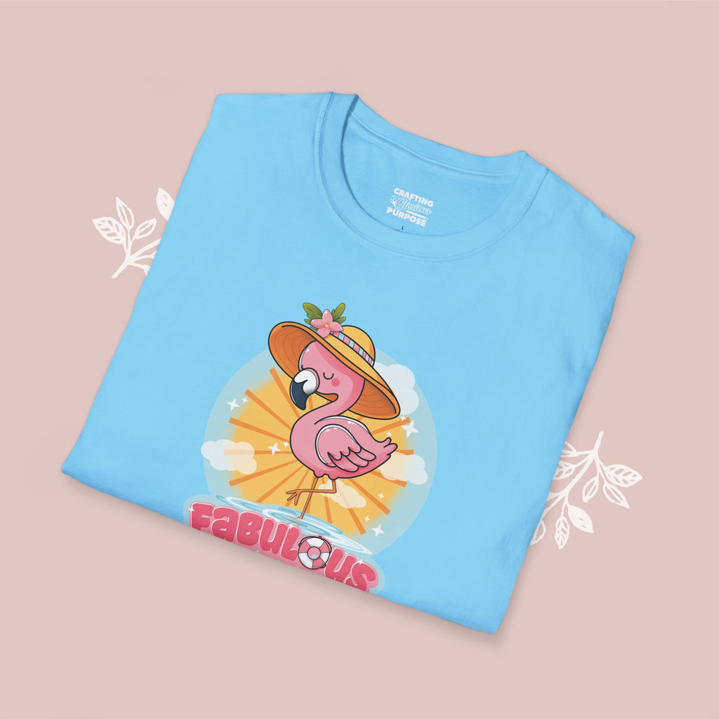 Fabulous Like a Flamingo T-Shirt — Cute Pink Flamingo Graphic Tee