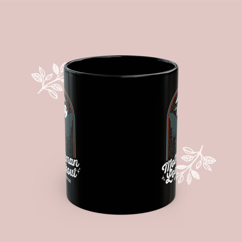 Mothman Coffee Mug — "Mothman Lookout" Retro Design