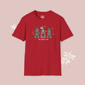 Australian Cattledog Patriotic Dog Trio T-Shirt — 'Red, White & Woof' Cute America Graphic Tee