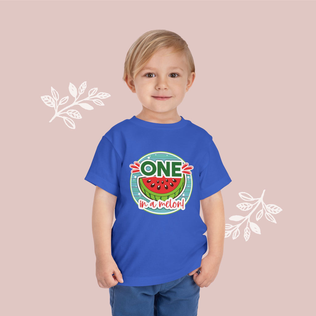 One in a Melon Toddler Tee — Watermelon Shirt