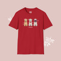 I Woof You Cute Wheaten Terrier Trio Dog Tee — Valentine's T-Shirt