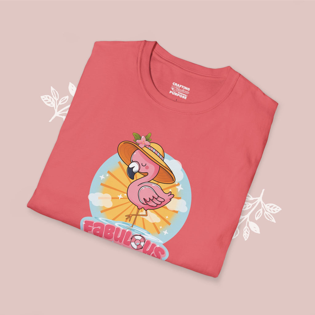Fabulous Like a Flamingo T-Shirt — Cute Pink Flamingo Graphic Tee