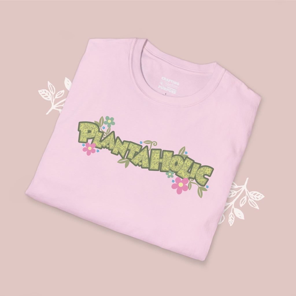Plantaholic Floral T-Shirt — Botanical Plant Lover Tee