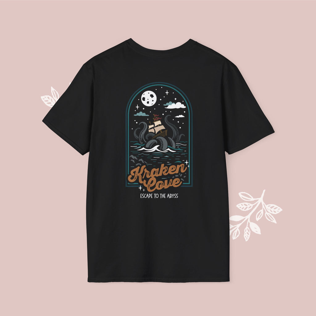 Kraken Cove — "Kraken Cove: Escape To The Abyss" Retro Graphic T-Shirt