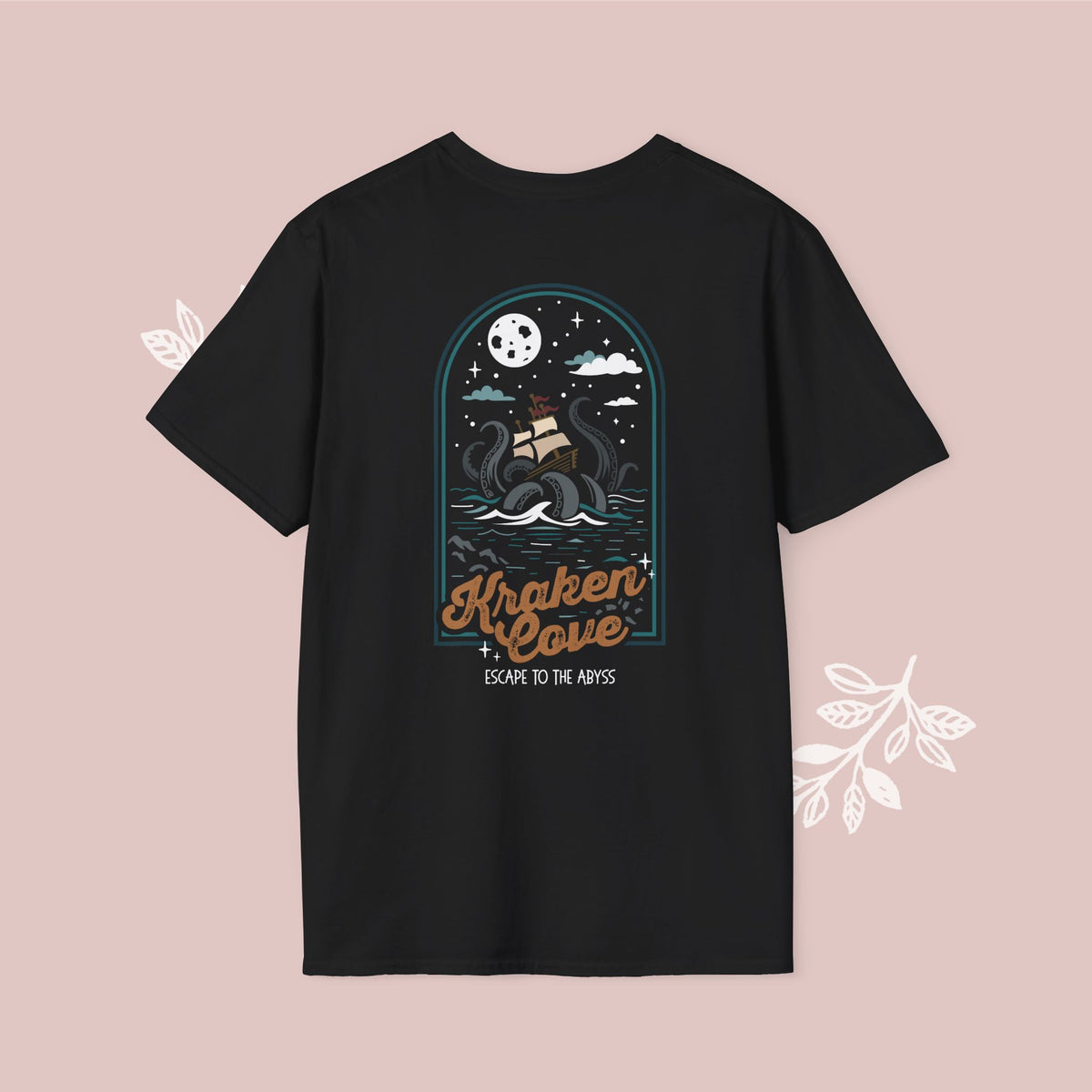 Kraken Cove — "Kraken Cove: Escape To The Abyss" Retro Graphic T-Shirt