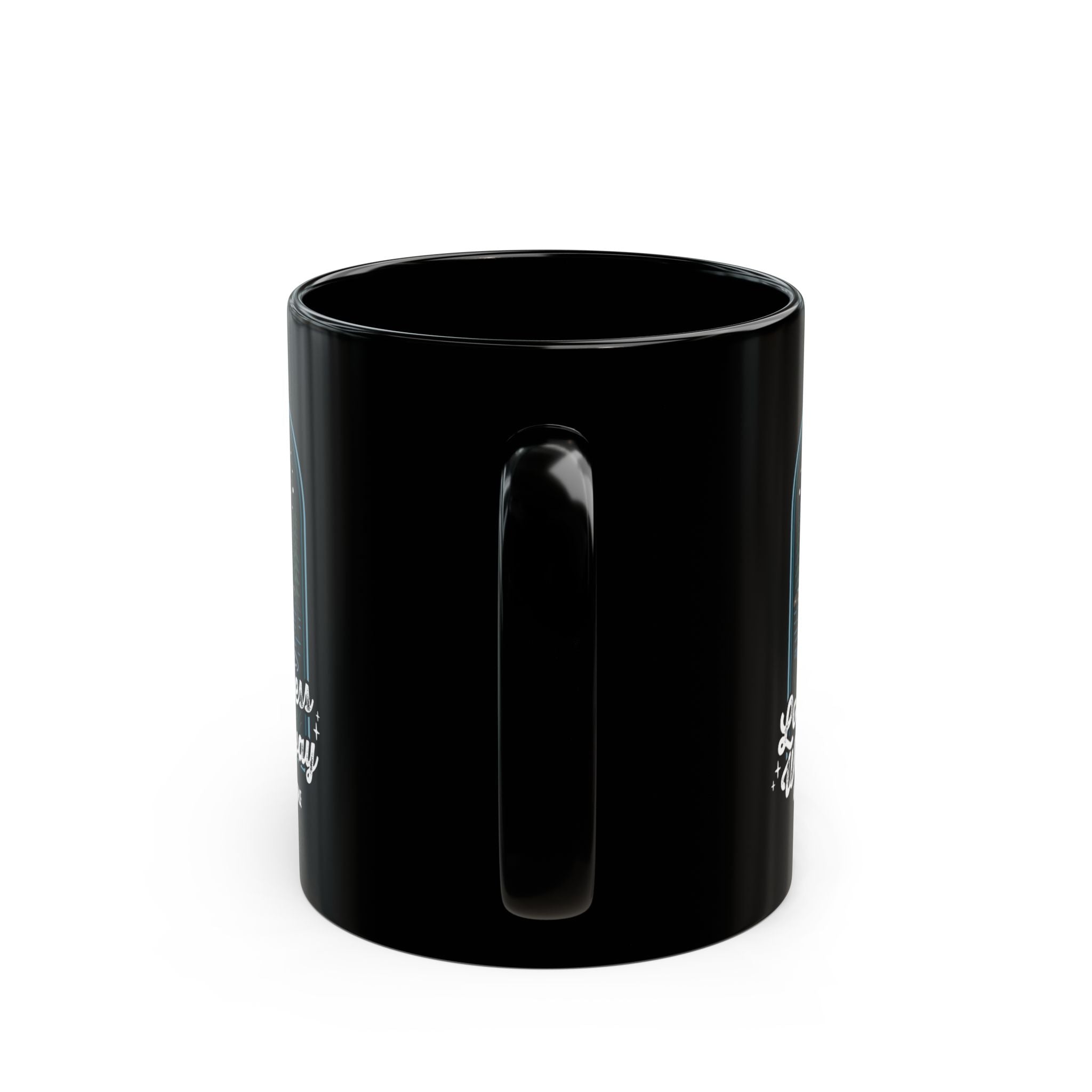 Loch Ness Waterway Black Mug — 'Legends Run Deep'  11oz/15oz