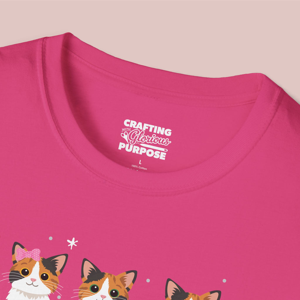I Meow You Cute Calico Trio Cat Tee — Valentine's T-Shirt