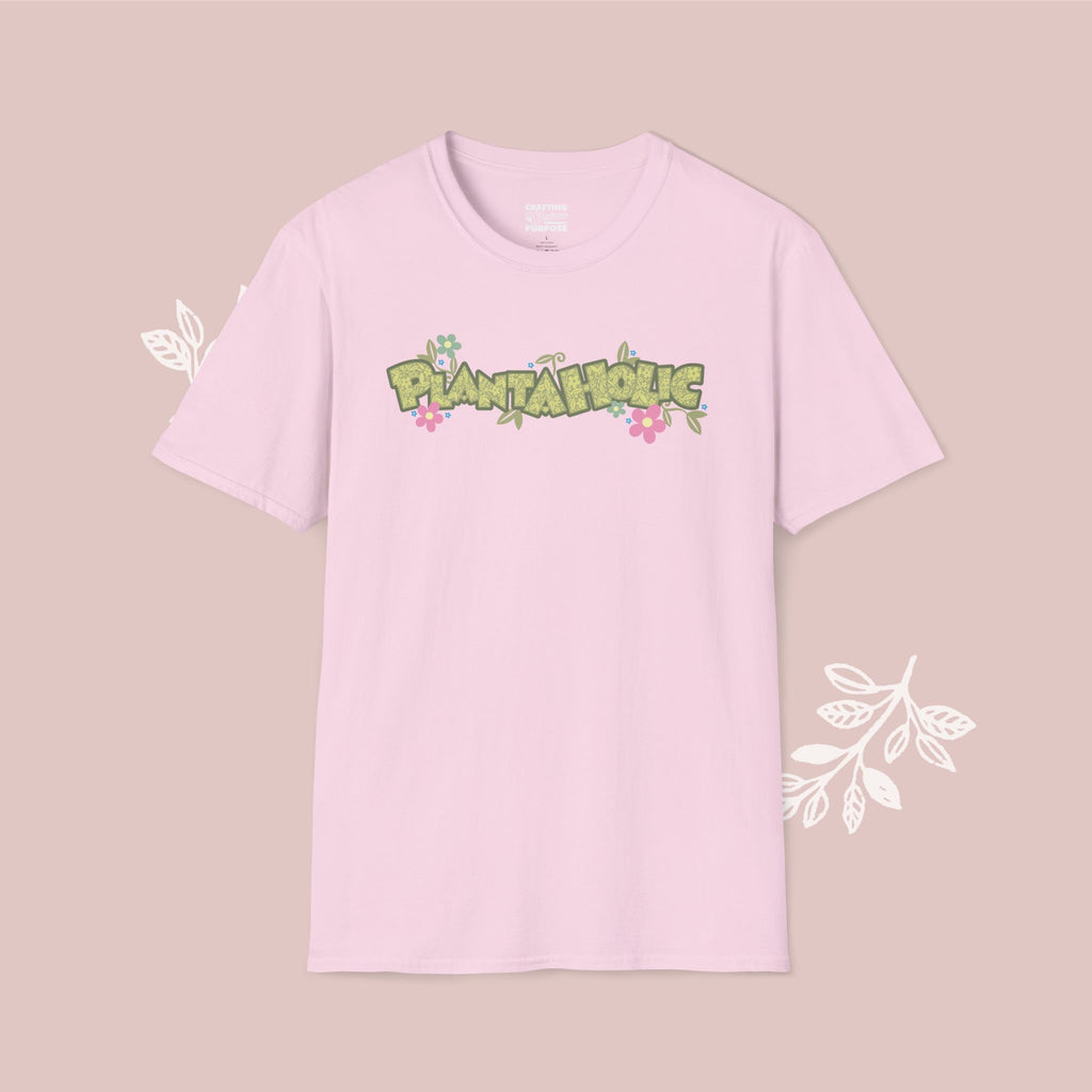 Plantaholic Floral T-Shirt — Botanical Plant Lover Tee