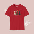Labradoodle Patriotic Dog Trio T-Shirt — 'Red, White & Woof' Cute America Graphic Tee