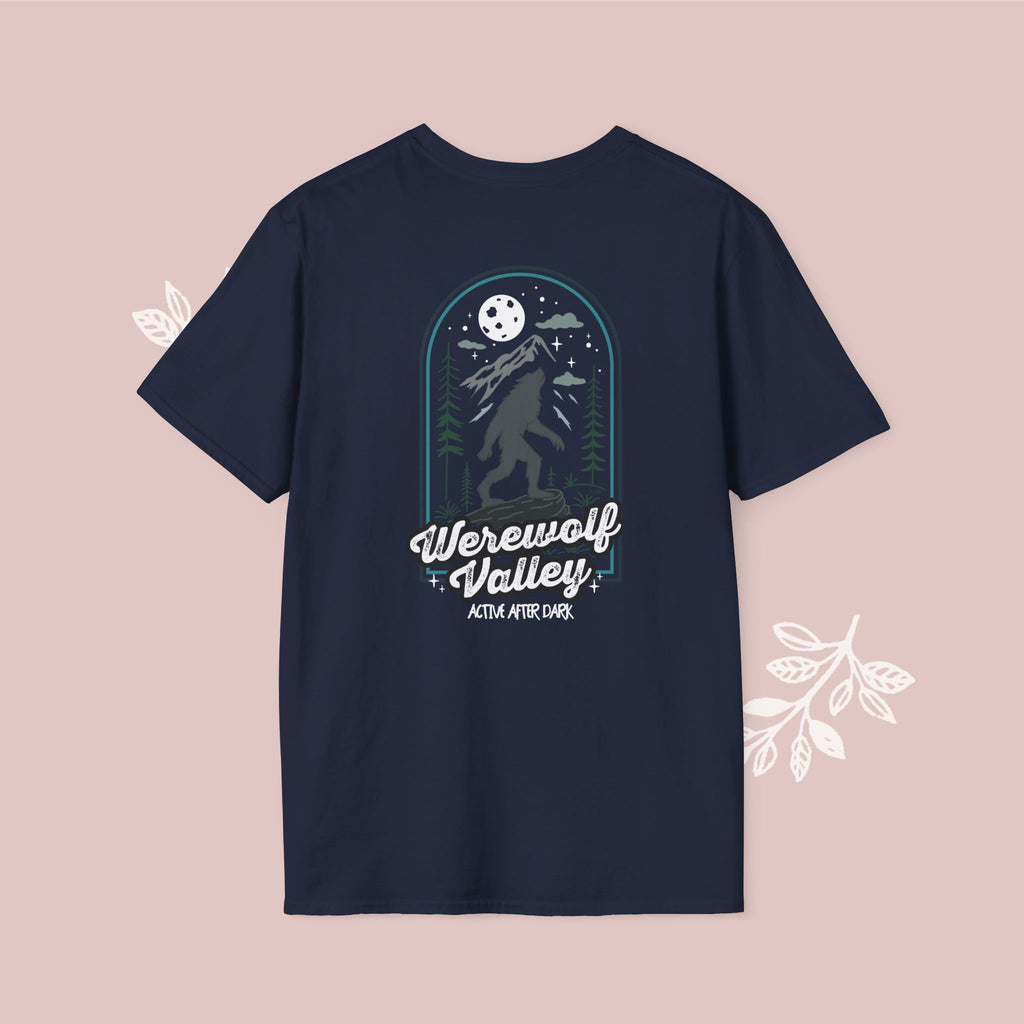Werewolf Valley T-Shirt —  "Werewolf Valley: Active After Dark" Retro Werewolf Graphic Tee