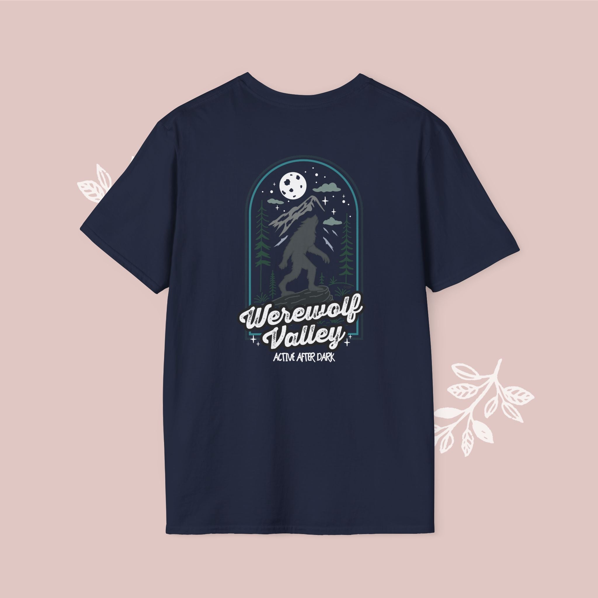 Werewolf Valley T-Shirt —  "Werewolf Valley: Active After Dark" Retro Werewolf Graphic Tee