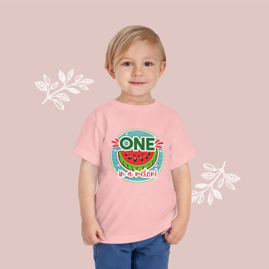 One in a Melon Toddler Tee — Watermelon Shirt
