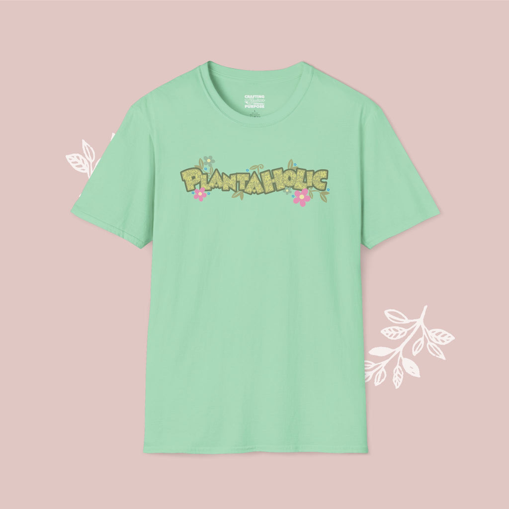 Plantaholic Floral T-Shirt — Botanical Plant Lover Tee