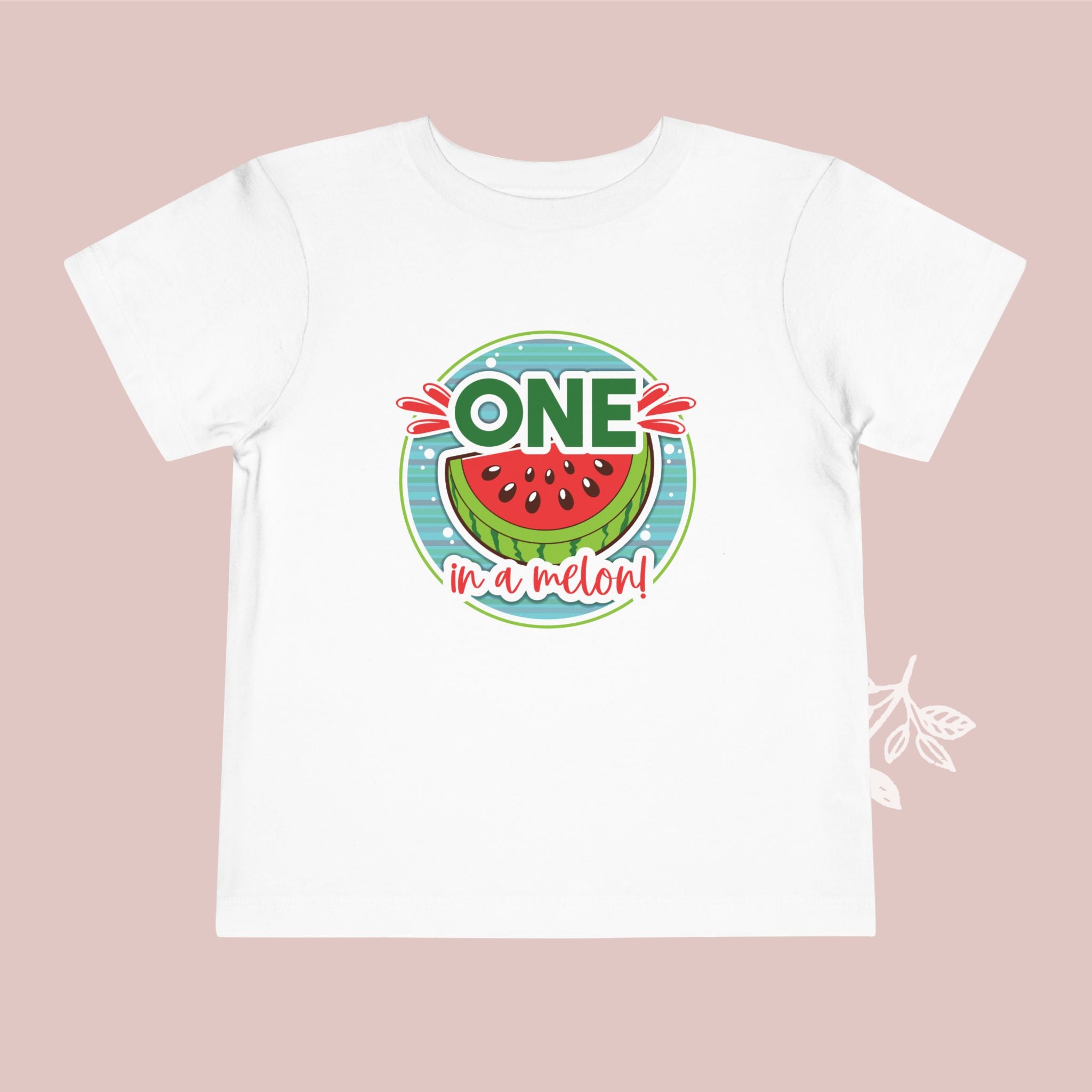 One in a Melon Toddler Tee — Watermelon Shirt
