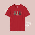 I Woof You Cute Irish Wolfhound Trio Dog Tee — Valentine's T-Shirt