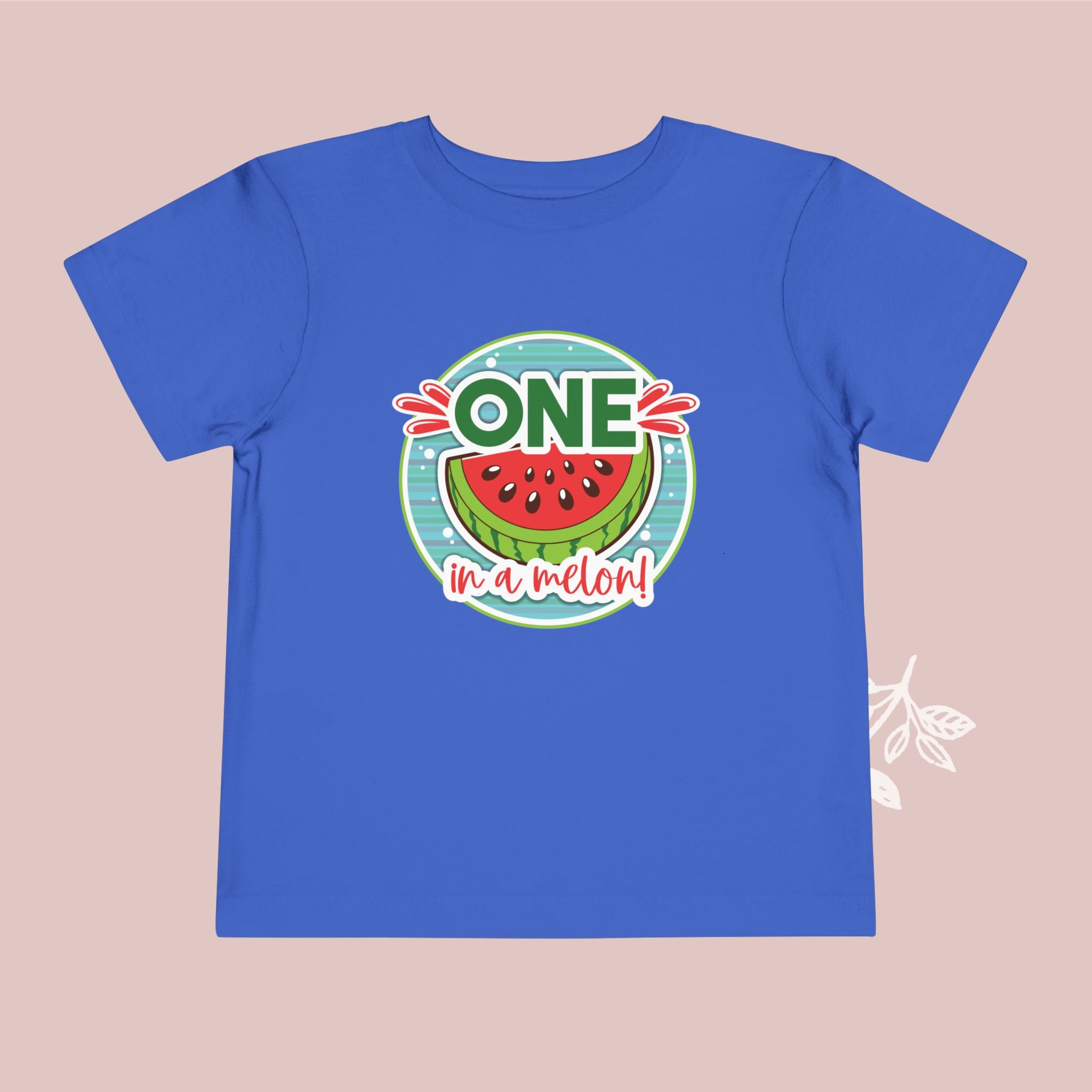 One in a Melon Toddler Tee — Watermelon Shirt