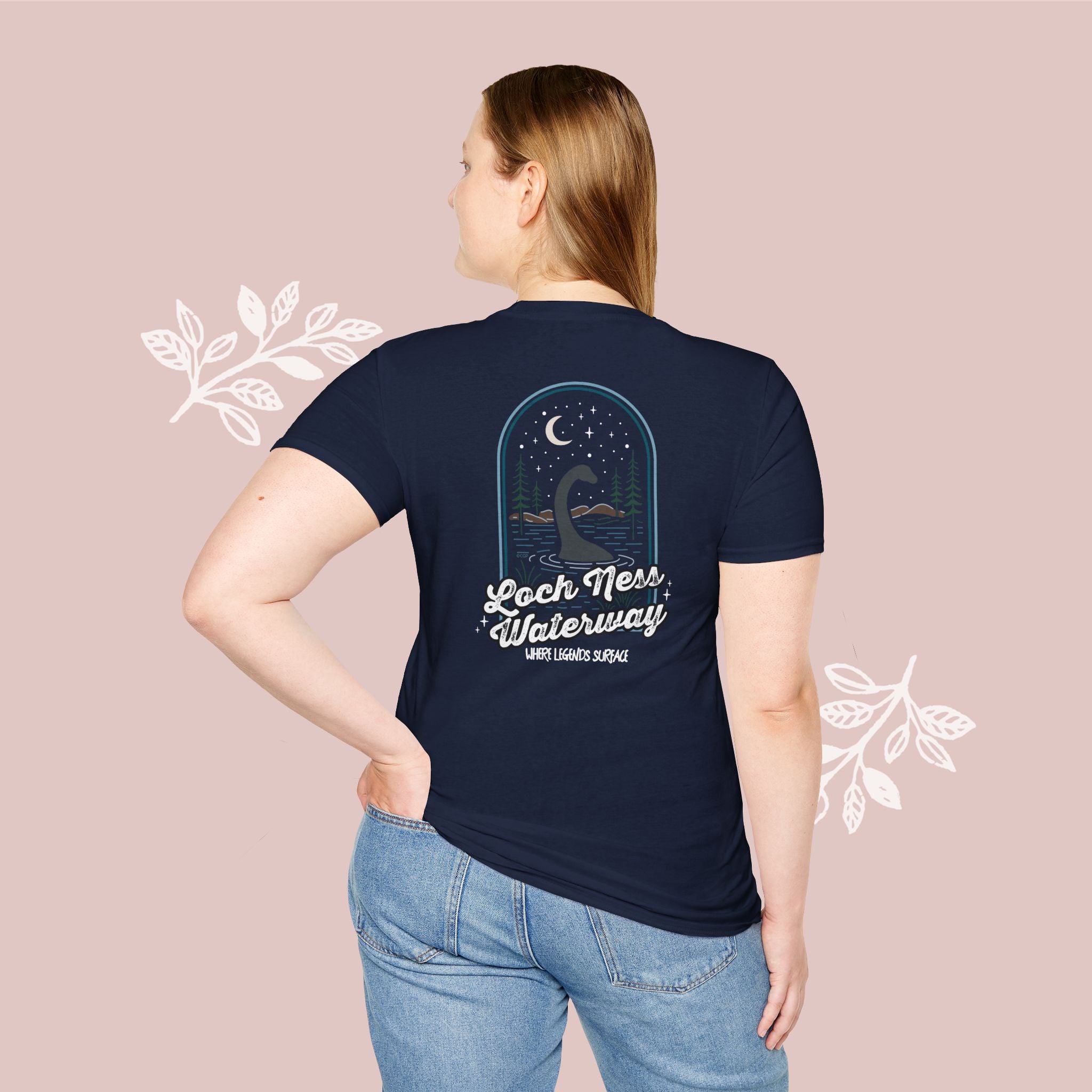 Loch Ness Waterway — "Loch Ness Waterway: Where Legends Surface" Retro Graphic T-Shirt
