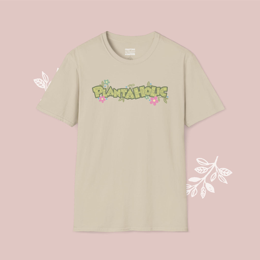Plantaholic Floral T-Shirt — Botanical Plant Lover Tee