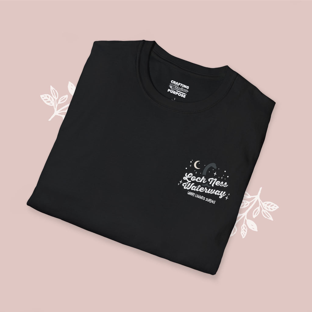 Loch Ness Waterway — "Loch Ness Waterway: Where Legends Surface" Retro Graphic T-Shirt