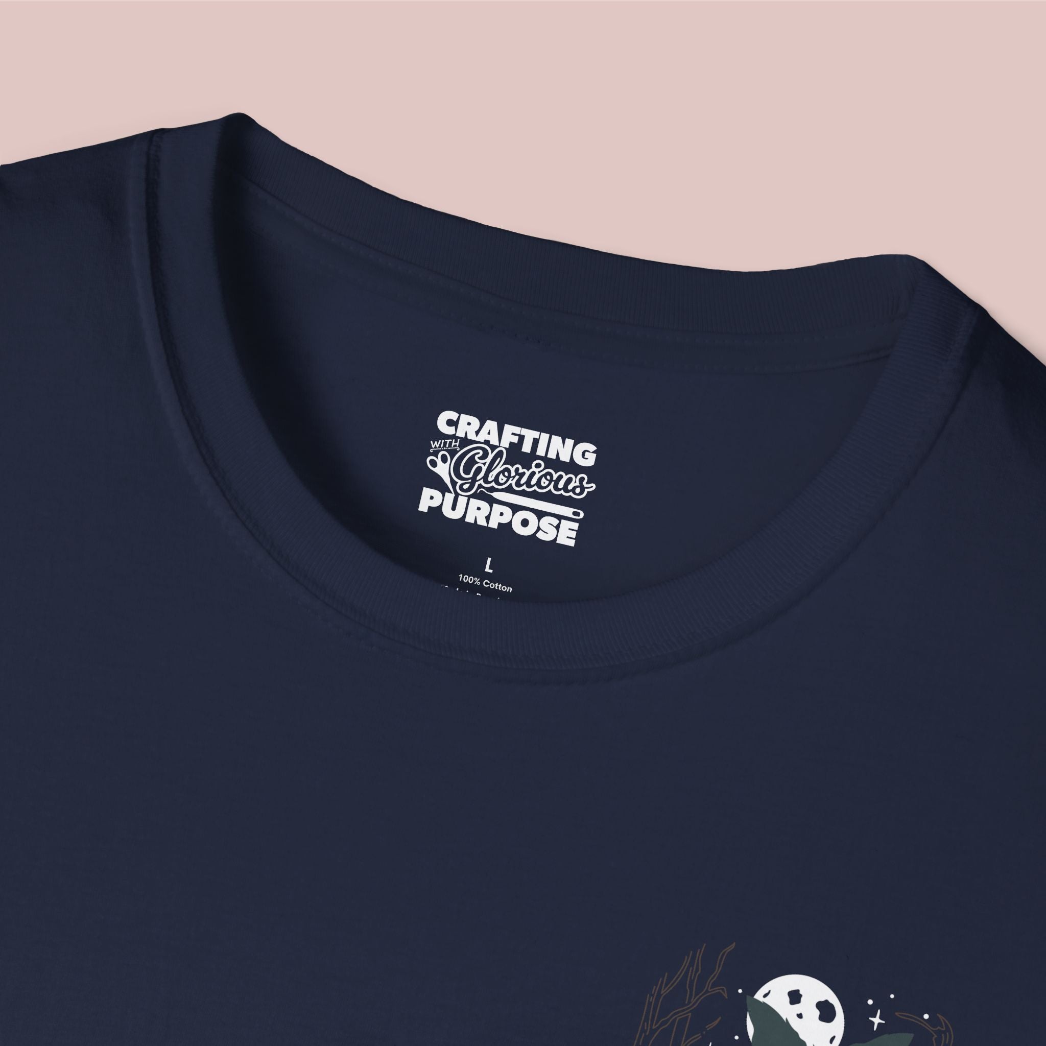 Mothman Lookout — "Mothman Lookout: Silent In The Trees" Retro Graphic T-Shirt