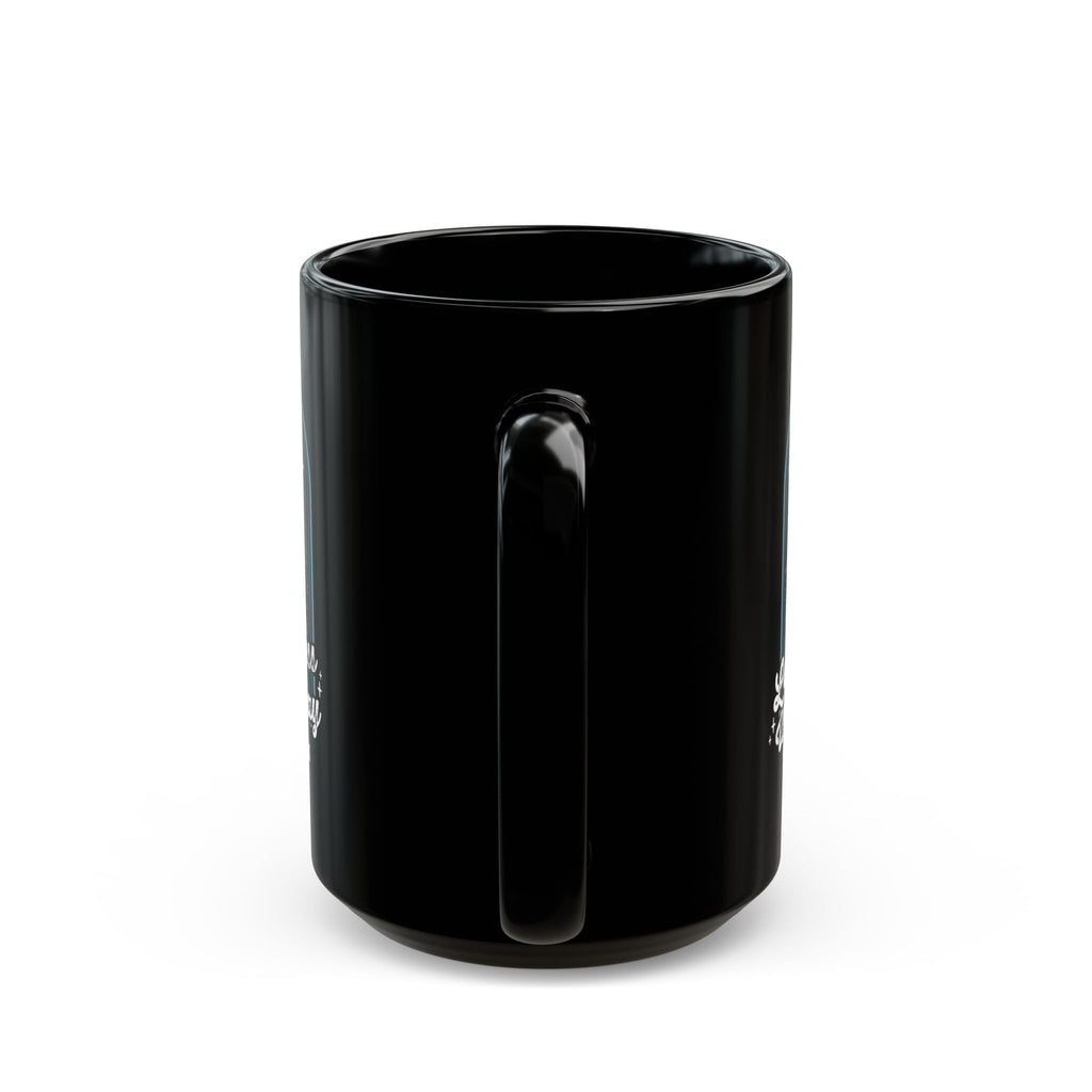 Loch Ness Waterway Black Mug — 'Legends Run Deep'  11oz/15oz