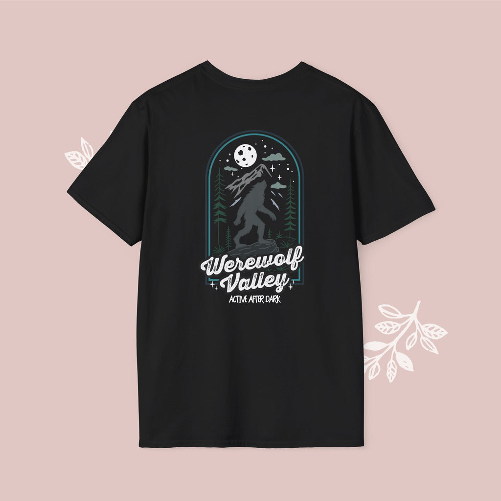 Werewolf Valley T-Shirt —  "Werewolf Valley: Active After Dark" Retro Werewolf Graphic Tee