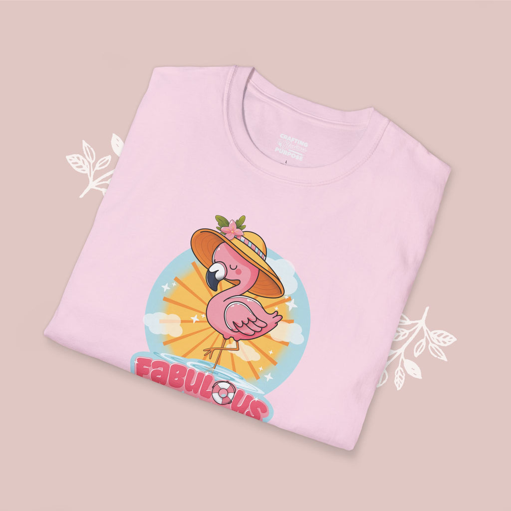 Fabulous Like a Flamingo T-Shirt — Cute Pink Flamingo Graphic Tee