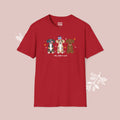 Chiweenie Patriotic Dog Trio T-Shirt — 'Red, White & Woof' Cute America Graphic Tee