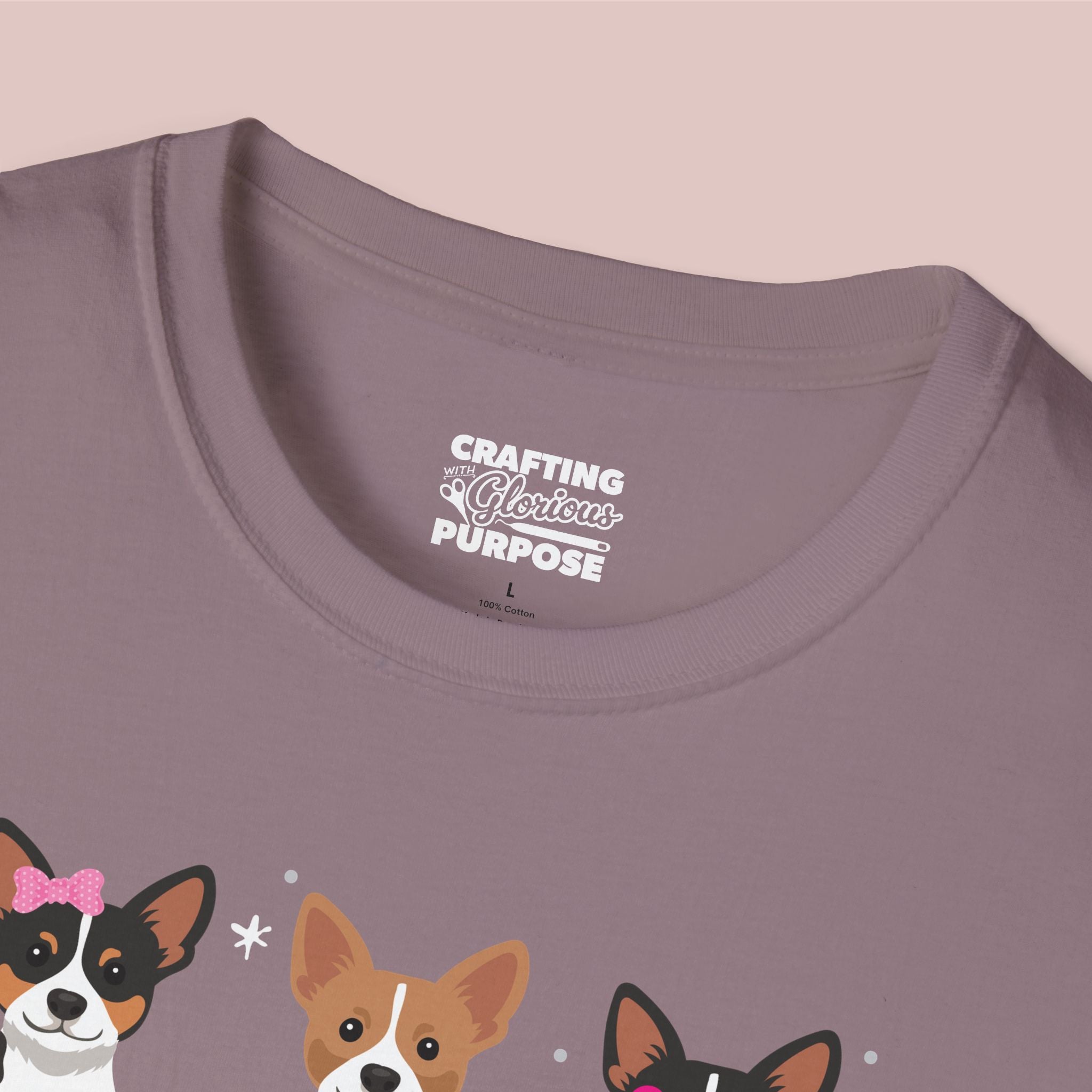 I Woof You Cute Rat Terrier Trio Dog Tee — Valentine's T-Shirt