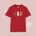 I Woof You Cute Golden Doodle Trio Dog Tee — Valentine's T-Shirt