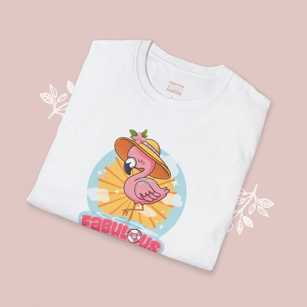Fabulous Like a Flamingo T-Shirt — Cute Pink Flamingo Graphic Tee