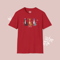I Woof You Cute Greyhound Trio Dog Tee — Valentine's T-Shirt