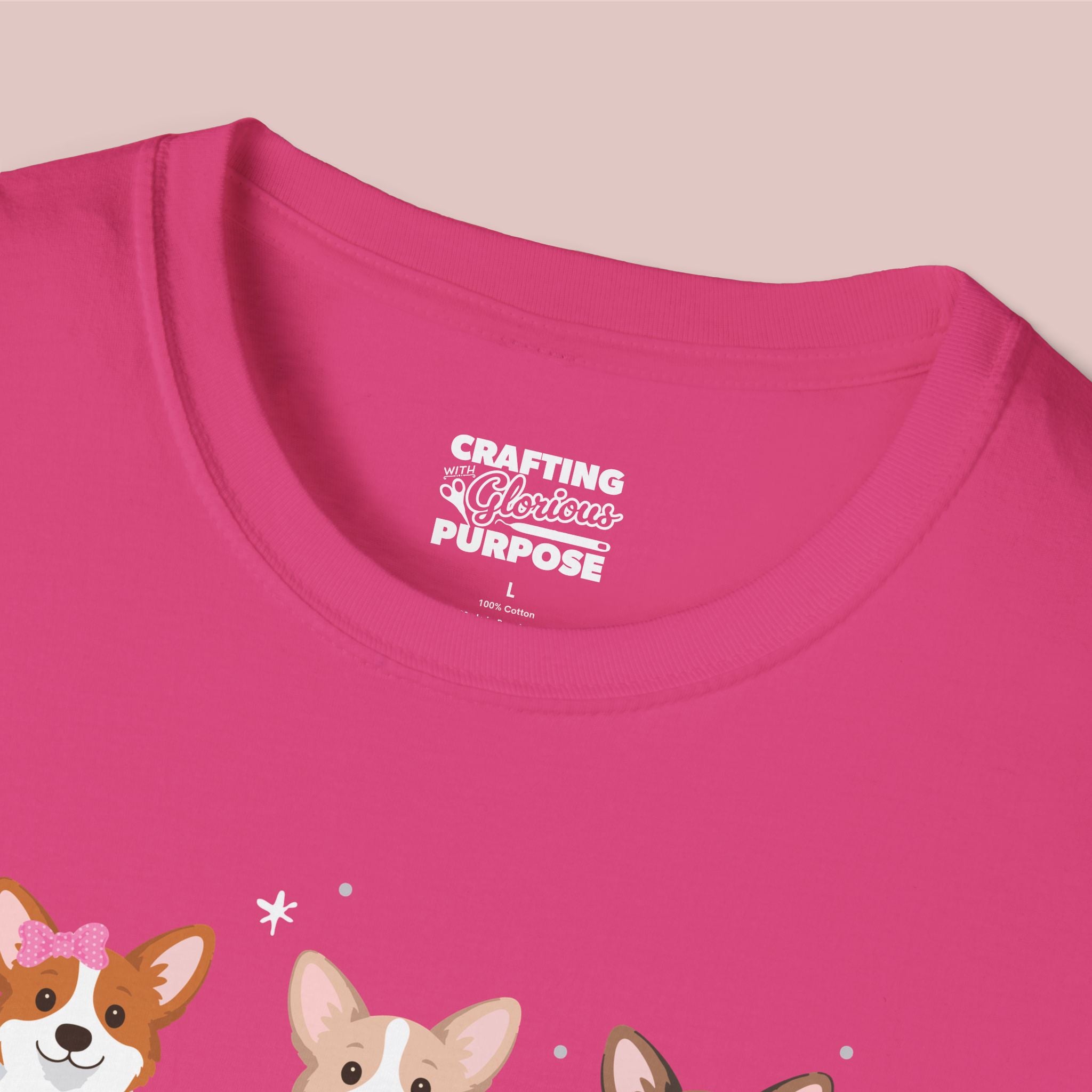 I Woof You Cute Corgi Trio Dog Tee — Valentine's T-Shirt