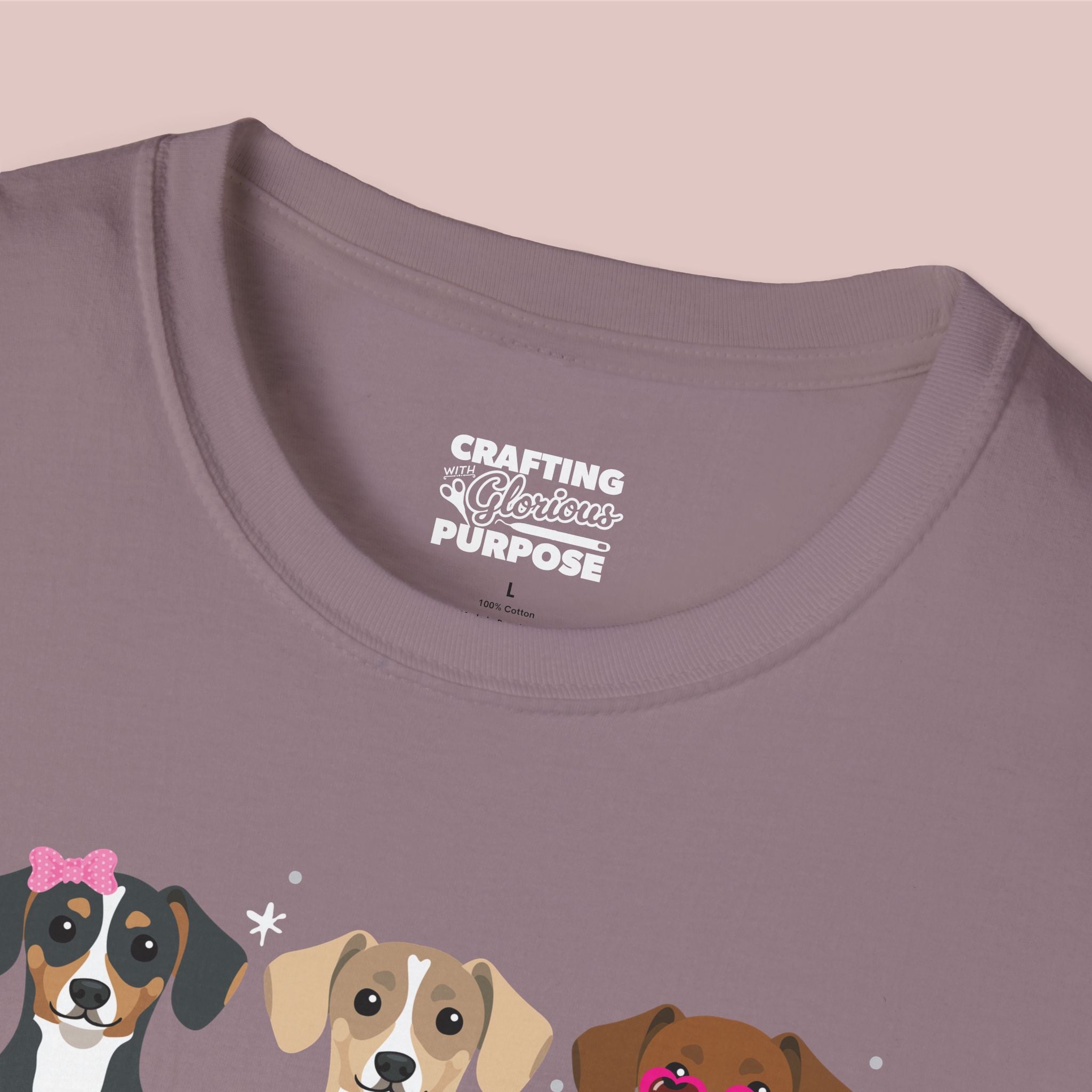 I Woof You Cute Chiweenie Trio Dog Tee — Valentine's T-Shirt