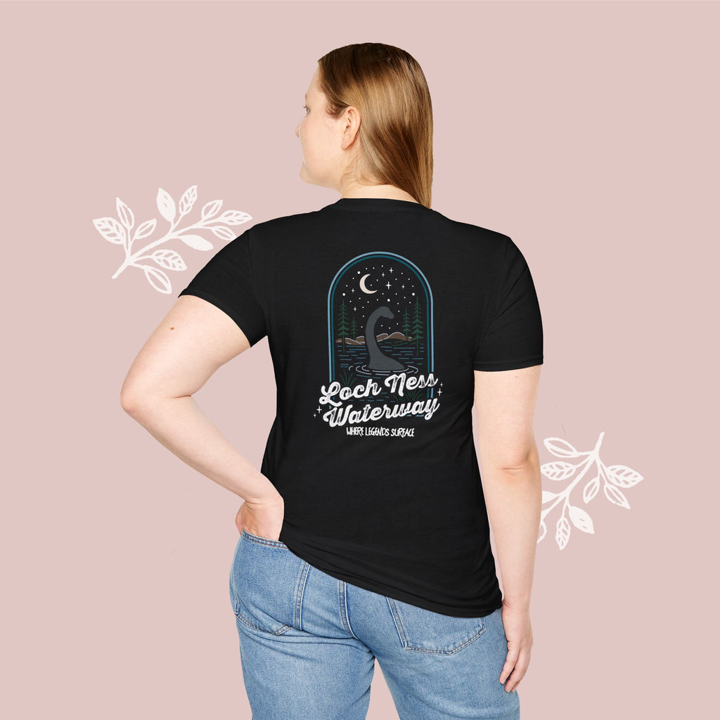 Loch Ness Waterway — "Loch Ness Waterway: Where Legends Surface" Retro Graphic T-Shirt