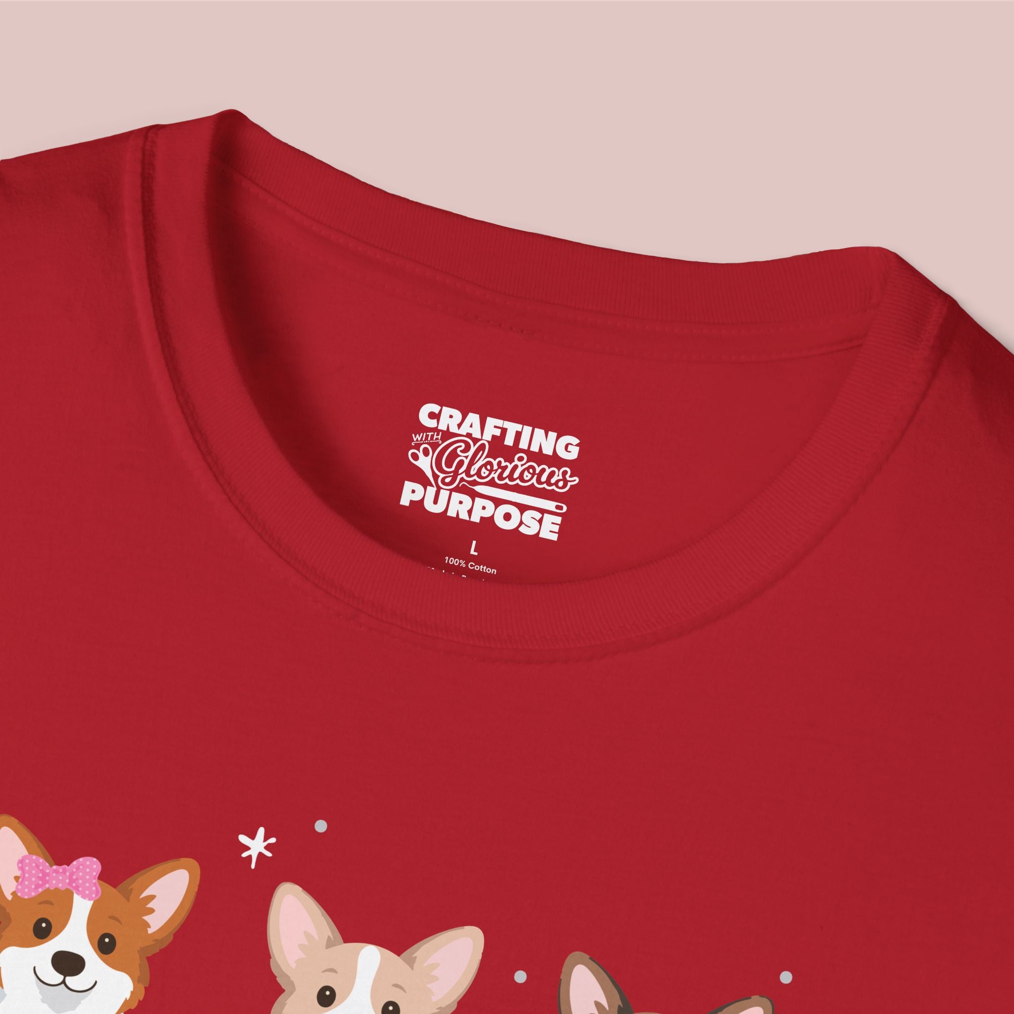I Woof You Cute Corgi Trio Dog Tee — Valentine's T-Shirt