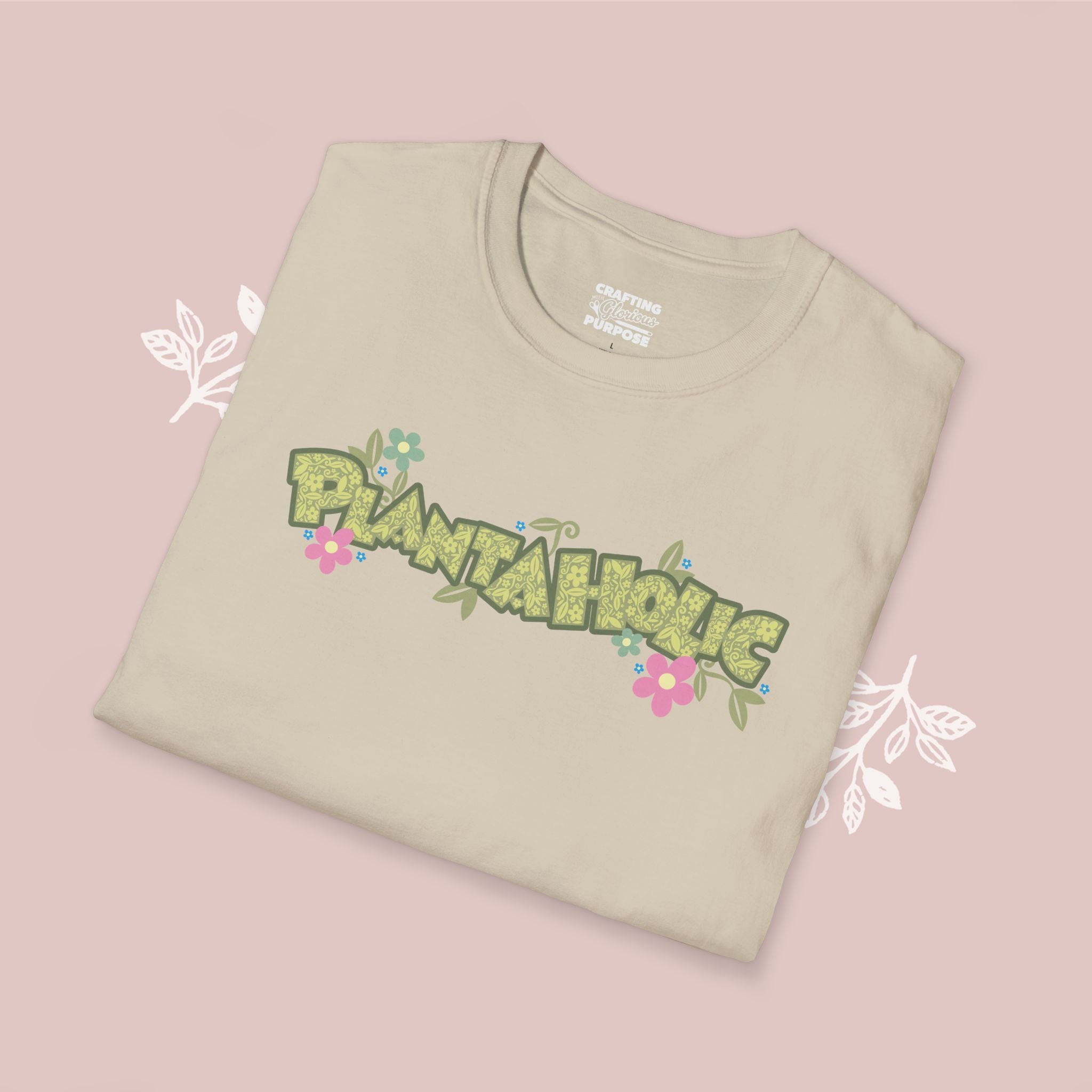 Plantaholic Floral T-Shirt — Botanical Plant Lover Tee
